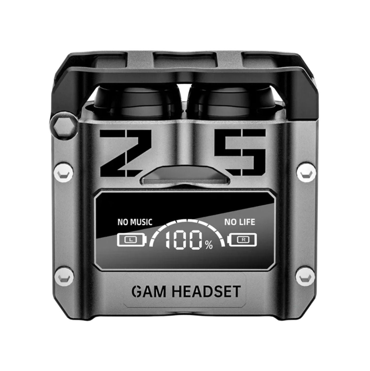 M25 Wireless Earbuds with LED Display  Premium Sound, Bluetooth 5.3, Long Battery Life & Noise Cancellation