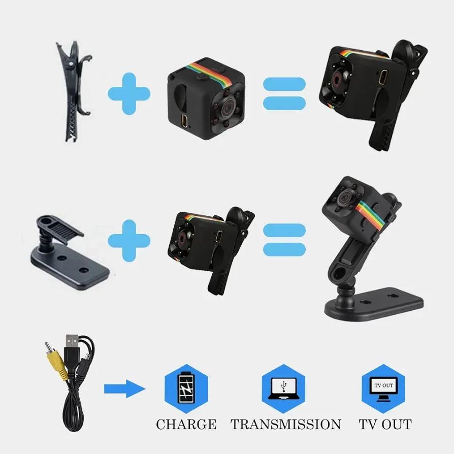 Mini Clear Vision Camera with One 32GB SD Card and USB Reader