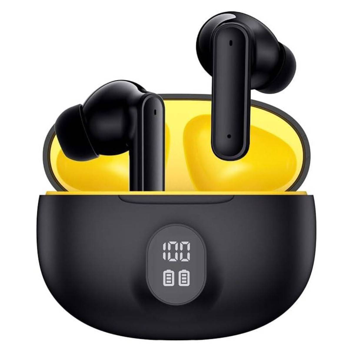 Stereo TWS Earbuds – HD Sound, Deep Bass, Bluetooth 5.3, Noise Cancellation & Long Battery Life
